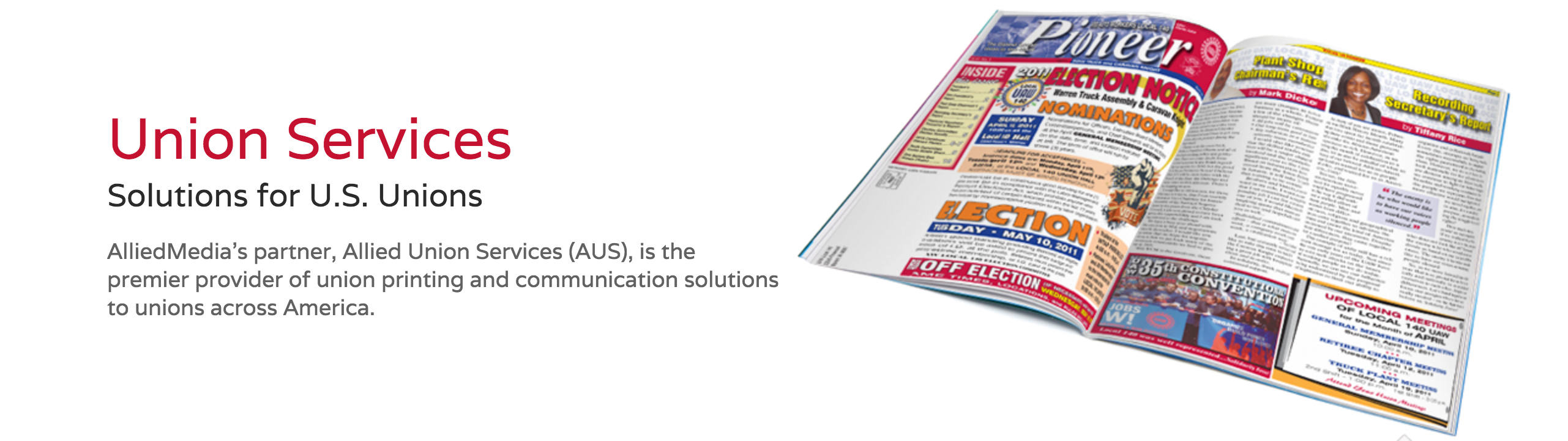 Allied Union Services is our union print provider