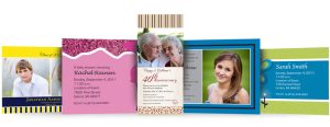 Banner invitations full color print